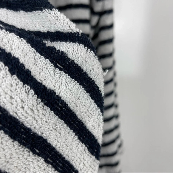 NEW BB Dakota Just Your Stripe French Terry Knit Open Front Cardigan Size Small - Picture 10 of 11